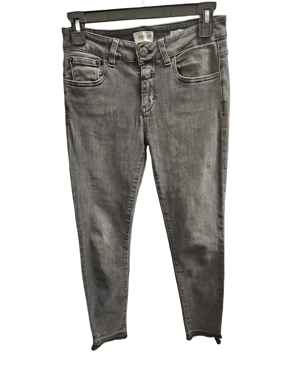 Closed Baker Jeans Womens Size 27 Gray Skinny Italian Candiani Denim Made Italy